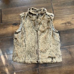 Girls Justice Faux Fur Vest